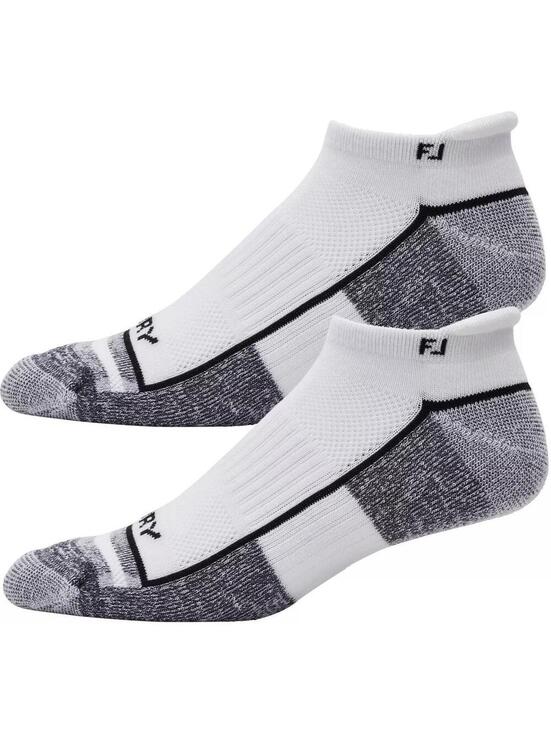 FootJoy Other - FootJoy ProDry Men’s Golf Ankle Socks 2 PACK Value Pack White Gray Size L 7-12.5